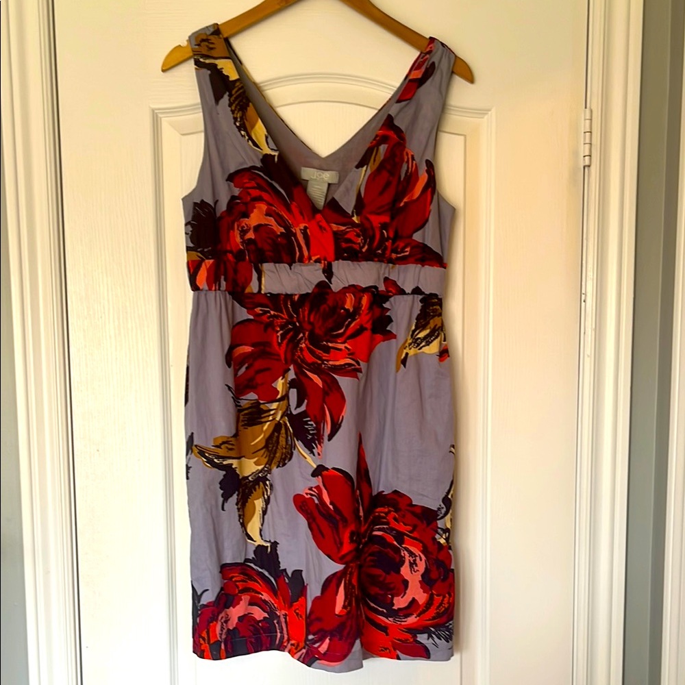Joe Fresh Floral V-Neck Dress